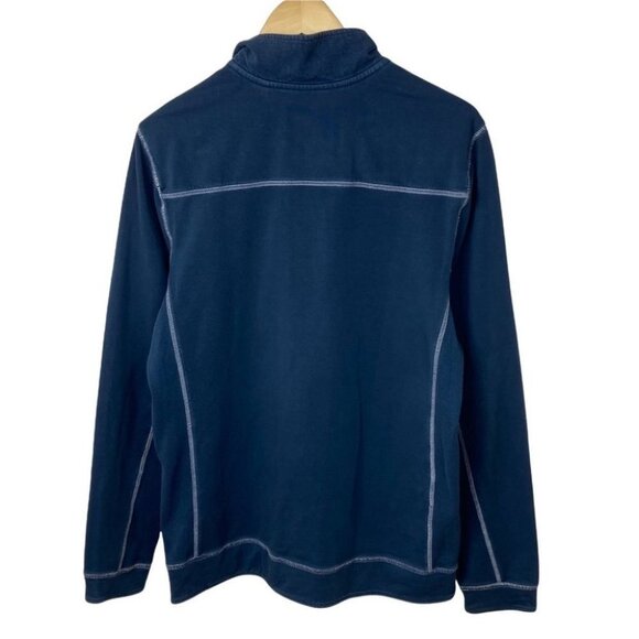 Tommy Bahama Tobago Bay‎ Blue Half Zip Sweatshirt Pullover Size Medium Sweater M - Picture 2 of 11